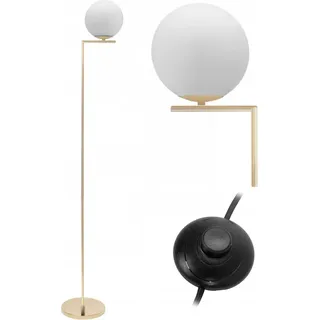 tooLight Stehlampe App921-1F Kugel Gold Ball 1-Lichtquelle E27 22X22X150Cm - Gold
