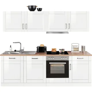 kochstation Küchenzeile KS-Tinnum 240 cm weiß