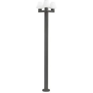 FARO Mastleuchte MISTU 3xE27, IP44, 215cm, dunkelgrau FAR-74436F3-02