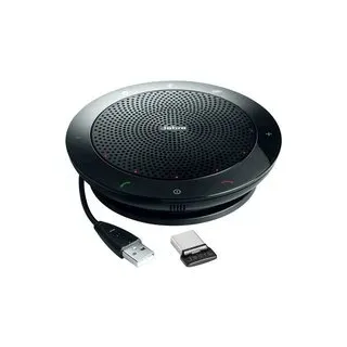 Jabra Speak 510+ MS (inkl. Link 370 Mini USB Adapter) Konferenzlautsprecher Bluetooth®, USB-A