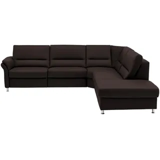 Beldomo Premium Ecksofa , Braun , Leder , Echtleder , Rindleder , Ottomane rechts, L-Form , 288x249 cm , Goldenes M , erweiterbar, Typenauswahl, Bettkasten erhältlich, Fußauswahl, Lederauswahl, Stoffauswahl, planbar, seitenverkehrt erhältlich, Bettfunktion erhältlich, Hocker erhältlich, Rückenfutter, individuell planbar, Armteil links , Wohnzimmer, Sofas & Couches, Wohnlandschaften, Ecksofas