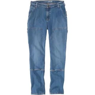 CARHARTT Double-Front Jeans Damen Blau