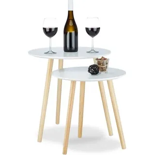 Esstisch 2er Set im skandinavischen Stil