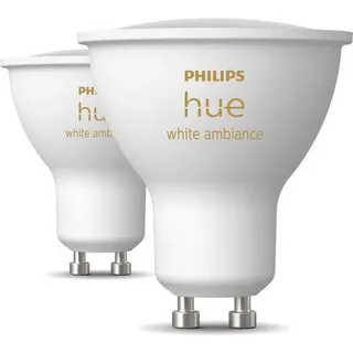 LED Spot, Philips Hue, GU10, Warmweiß bis Kaltweiß, 2er Pack