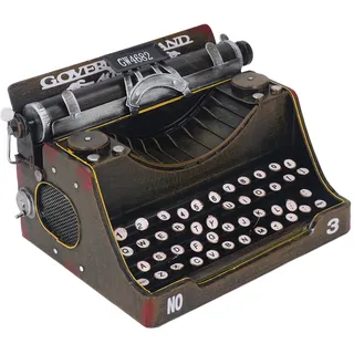 Retro-Vintage-Schreibmaschinenmodell, Dekoratives Schreibmaschinenmodell, Handgefertigte, Stilvolle Schreibmaschinen-Dekorationsmodell-Requisite für Büro, Zuhause, Wohnzimmer,