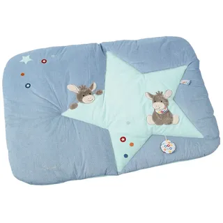 Krabbeldecke STERNTALER "Spieldecke ESEL Emmi", Baby, bunt (original), Obermaterial: 55% Polyester PES. 42% Baumwolle CO. 3% Elasthan EL., Wohndecken Krabbeldecke