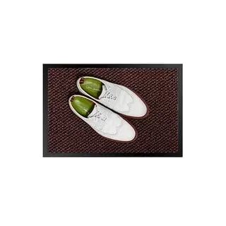 Mercury Fußmatte Starlight rot gemustert 60,0 x 80,0 cm