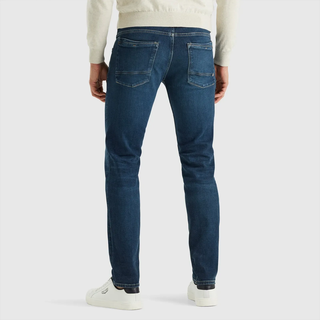 Straight-Jeans PME LEGEND "Commander 3.0 PTR180", Herren, Gr. 46, Länge 34, true blau mid, Denim/Jeans, Obermaterial: 80% Baumwolle, 15% Lyocell, 3% Elasthan, 2% sonstige Fasern, Jeans Straight-Jeans