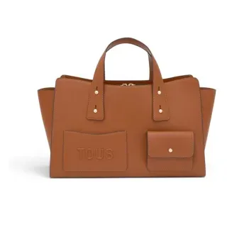 TOUS für Damen. 2002437844 Bowling-Tasche Back to Basics braun (OSFA), Beige, Lässig, Polyurethan