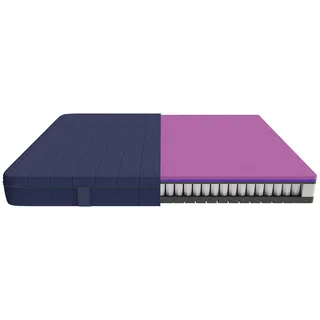 Cecotec Viscoelastische und Einhüllbare Matratze Flow e-Hybrid + 90x200, 4 Schichten, Taschenfederkern SpringCore, 28 cm Höhe, Hohe Festigkeit, SeparateMuv, MorphoAdapt+, SoftFresh und EasyClean