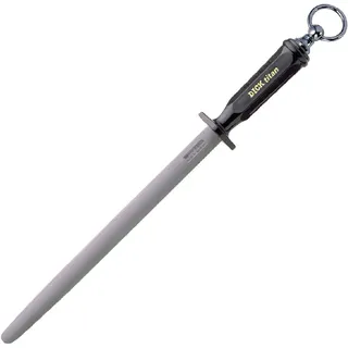 F. DICK Wetzstahl Titan, DICKORON (30 cm, 3x härter als Standard, hygienischer Kunststoffgriff, Oval) 7910330