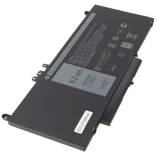 AccuCell Akku passend für Dell Latitude E5470, E5570, 6MT4T, Li-Polymer, 7,4V, 8155mAh, 62,0Wh, built-in, ohne Werkzeug