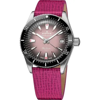 Edox Skydiver Automatik m. Wechselarmband Damenuhr 38mm 30ATM