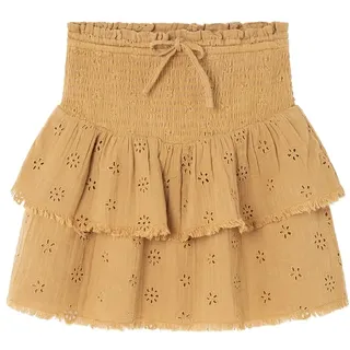 SPRINGFIELD Rock Set Camel, Schweizer Stickerei für Mädchen, Gold, 6 Jahre