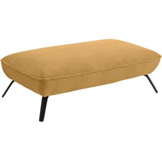 Moderano Hocker , Gelb , Metall , rechteckig , 142x43x80 cm , Fußauswahl, Stoffauswahl , Wohnzimmer, Sessel, Hocker & Hockerbänke, Sitzhocker