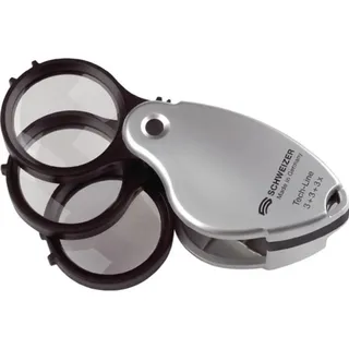 Schweizer Einschlaglupe Tech-Line Vergrößerung 3x+5x=8x