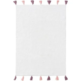 Kunstloft Kinderteppich waschbar Malu Rosa 80x120 cm , Pink , Textil , Beton Optik , Rechteckig , 80x1 cm , Oeko-Tex® Standard 100 , für Fußbodenheizung geeignet , Teppiche und Böden, Teppiche, Kinderteppiche