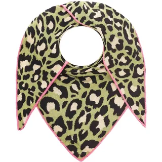 Zwillingsherz Dreieckstuch »"Summer Lacey"« Feinstrick, Leomuster, Neonkante