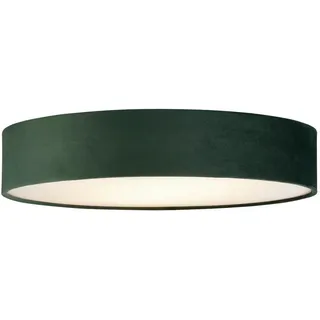 Deckenleuchte , Grün , Metall, Textil , 50x10x50 cm , Lampen & Leuchten, Leuchtenserien