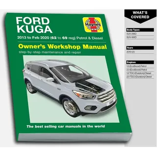 Haynes Publishing Ford Kuga 2013-2020 Benzin Petrol Diesel Reparaturanleitung Haynes