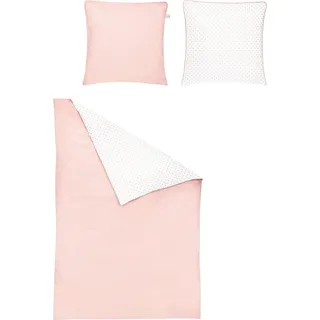IRISETTE Varia 8730 Gepunktet Rosa 155 x 220 cm + 2 x 80 x 80 cm