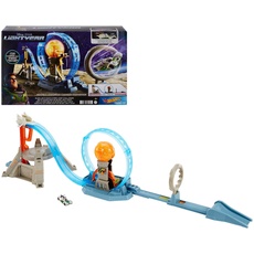 Hot Wheels Lightyear Spielzeugauto-Track-Set Geschenk für 5 Jahre (Mattel HGP90)