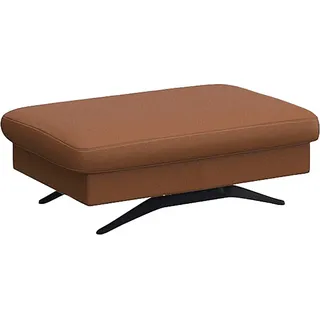 flexlux Pouf »Glow Sitzhocker, Polsterhocker« Hocker mit Stauraum, Fuß schwarz braun