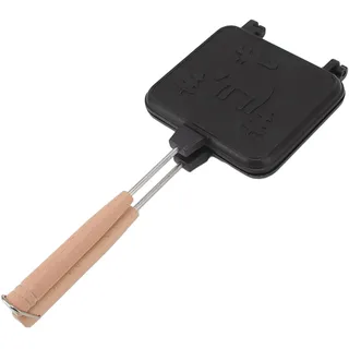 Sandwichmaker, Doppelseitige Bratpfanne Antihaft-Sandwich Maker Frühstücks-Flip-Pfanne Mit Abnehmbarem Griff, Waffeleisen Grill,Tragbar Toaster Pfannkuchenpfanne Für Hobbyköche, Toasties