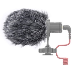 YOUSHARES Microphone Furry Windshield Pop Filter Muff - Outdoor Mikrofon Fell Windschutz Pop-Schutz für Rode VideoMicro und VideoMic Me Me-L