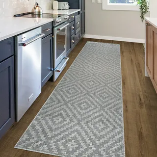 OTTO home Teppich »Cordoba auch als Läufer erhältlich« rechteckig 3 mm Höhe In- und Outdoor geeignet, Sisal-Optik, Wetterfest & UV-beständig, Boho,