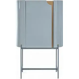 Luxus Schränke Holz Wohnzimmer Möbel Anrichte Barschrank Hausbar Bar - Blau