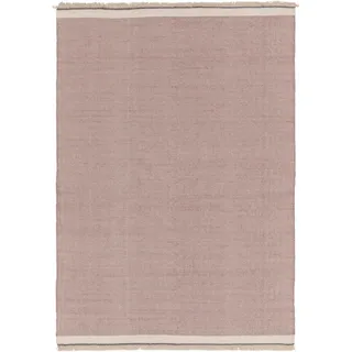 benuta Pop Wollteppich Karla Pink 80x120 cm , Textil , Beton Optik , Rechteckig , 80x120 cm , Gots , pflegeleicht , Teppiche und Böden, Teppiche, Schafwollteppiche