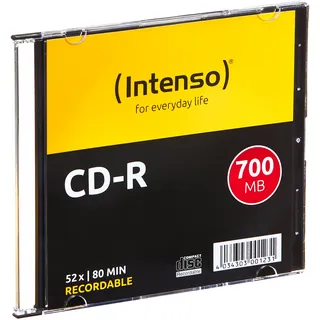 Intenso CD-R 80, 10er Pack Slimcase