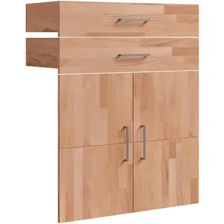 Linea Natura Türenset , Kernbuche , Holz , Kernbuche , massiv , 78.4x100.6x37 cm , Schlafzimmer, Kleiderschränke, Schrankzubehör, sonstiges Schrankzubehör