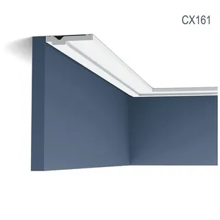 Orac Profilleiste Weiß 2 St. 200 x 6,9 x 1,3 cm