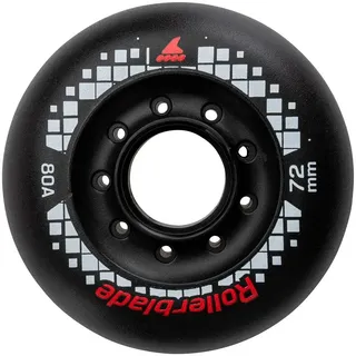 Rollerblade 72/80a Apex Schlittschuhrollen 4 Einheiten - Black - One Size