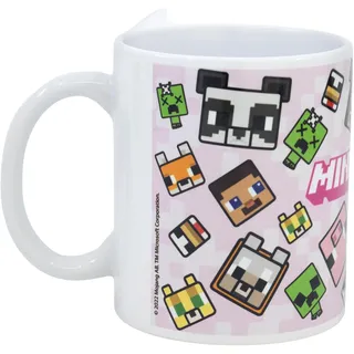 Stor MINECRAFT GIRL Keramik-Sublimationstasse, 325 ml, in Geschenkbox