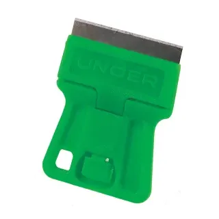 UNGER Minischaber, Glasschaber ist ideal zum Entfernen von Aufklebern, Farbspritzern, (B x L): 40 x 55 mm