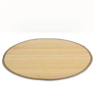 Bambusteppich Bambusmatte Bambus Teppich Läufer Vorleger Küchenteppich - rund 200cm