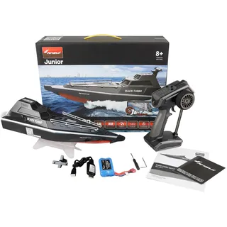 AMEWI RC-Boot Black Turbo Militärboot 28km/h RTR schwarz
