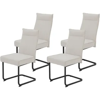 Hela KAREN Esszimmerstuhl Polyester beige 4er Set