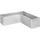 Belvedere MINI 152 x 152 x 45 cm Silber