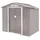 Gerätehaus S100 2,03 x 1,17 m Hellgrau