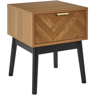 HOME DECO FACTORY Schlüsselkasten Holz mit Bilderrahmen Braun