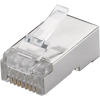 PRO RJ45 plug CAT 6 STP shielded (10 pack)