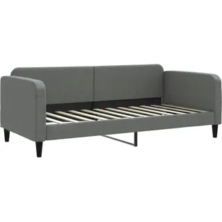 vidaXL Tagesbett Dunkelgrau 90x200 cm Stoff - Grau