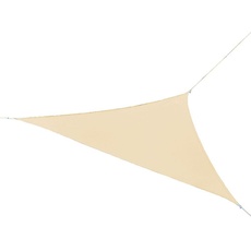 Coolaroo Sonnensegel, fertig zum Aufhängen, 4,8 m, 12,7 cm, dreieckig, Kieselstein