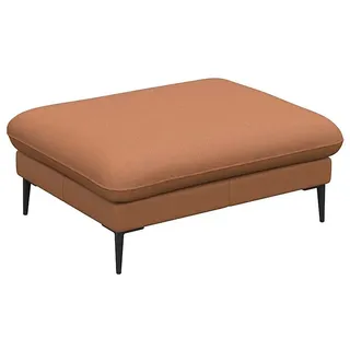 flexlux Pouf Salino Leder 97 x 43 x 76 cm Braun