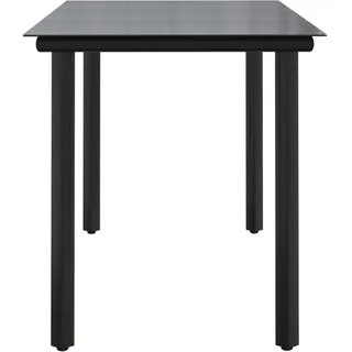 vidaXL Gartentisch 200 x 100 x 74 cm Schwarz