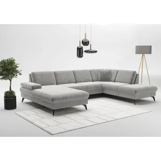 sit&more Wohnlandschaft "Morris Jubi U-Form, B: 300 cm", mit Armteilfunktion & 1 Zierkissen, optional Bettfunktion,